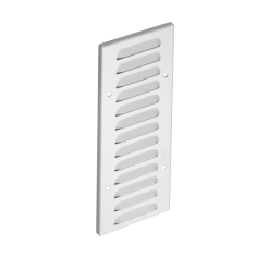 Außengitter FS-ALU 275x100 Farbe: weiß -vertikal-