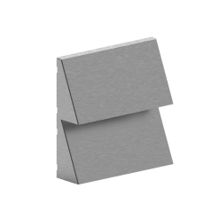 Außenhaube 205x205mm-V2A